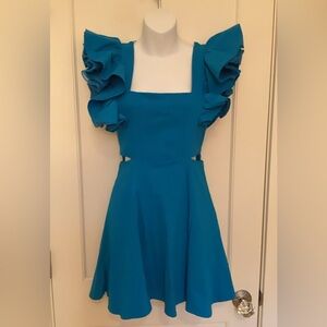 NWT Cousin Couture boutique size M Perfect Blue Party Dress